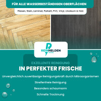 REINHELDEN® Bodenreiniger REIN-Konzentrat  für Wischroboter & Saugwischer 750ml mit MIKROORGANISMEN 3 Flaschen